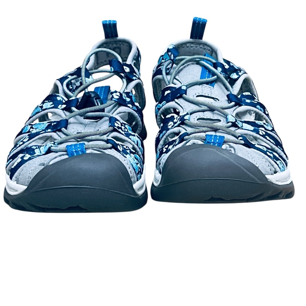 KEEN Fluister Women's Sandal Blue Floral Vapor Waterproof Hiking Shoes Sz 8.5 - Picture 8 of 13